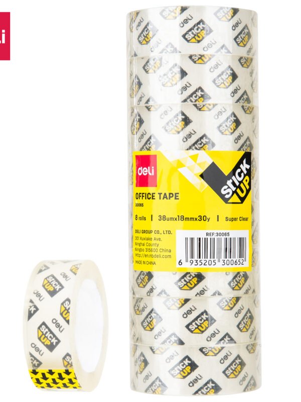 ديلي بكرة شريط لاصق مكتبي 30 يارد - عرض 18 مم - شفاف E30065